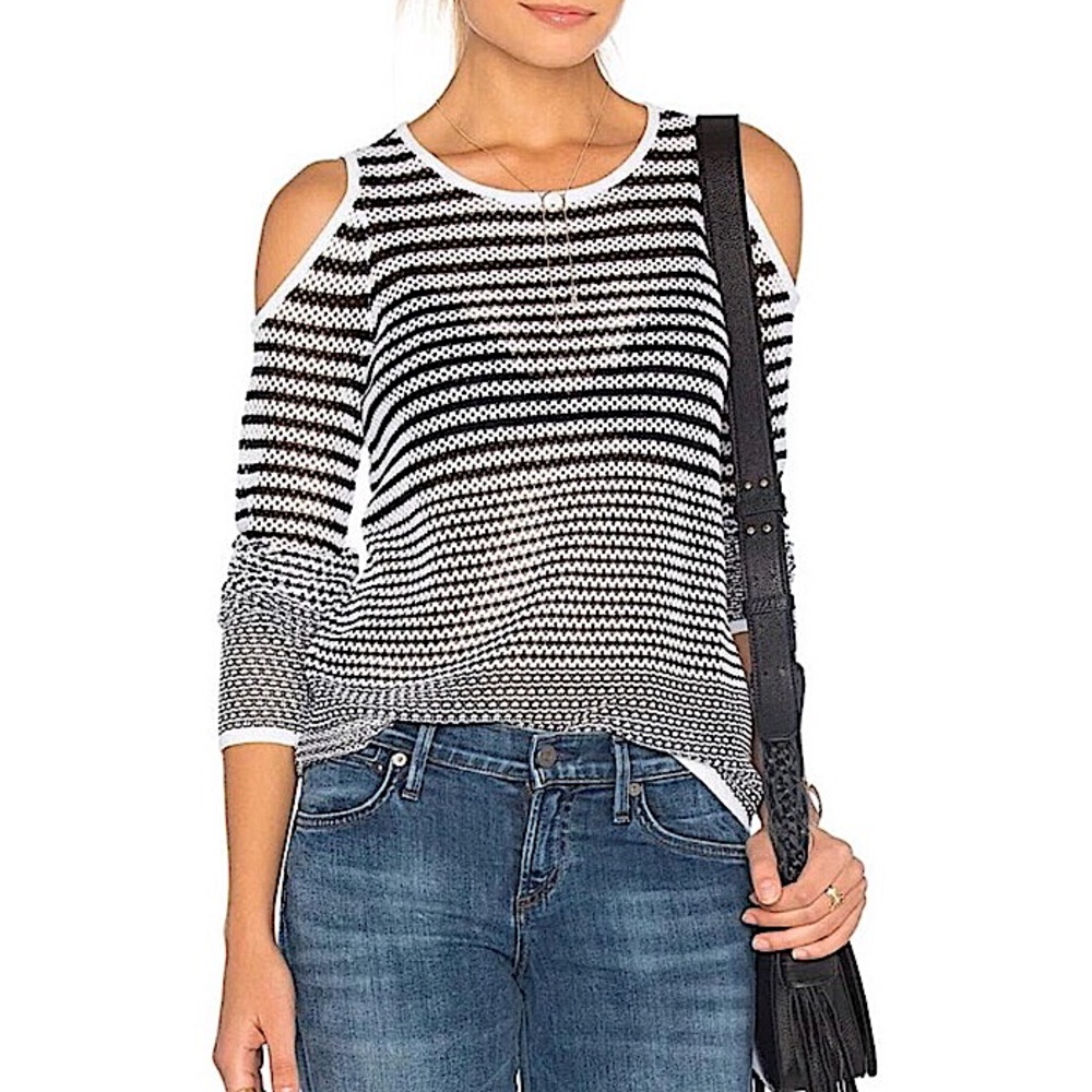 Rag & Bone Quinn Cold Shoulder Top